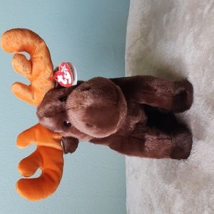 Ty Chocolate Moose Buddy🦌Large Plush Wildlife🦌Kids Toy Animal Collectible, NWT